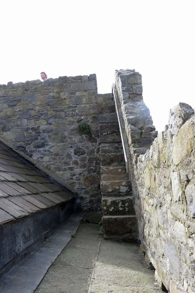 Stairs on the roof of the Priors Vill at Kells Priory